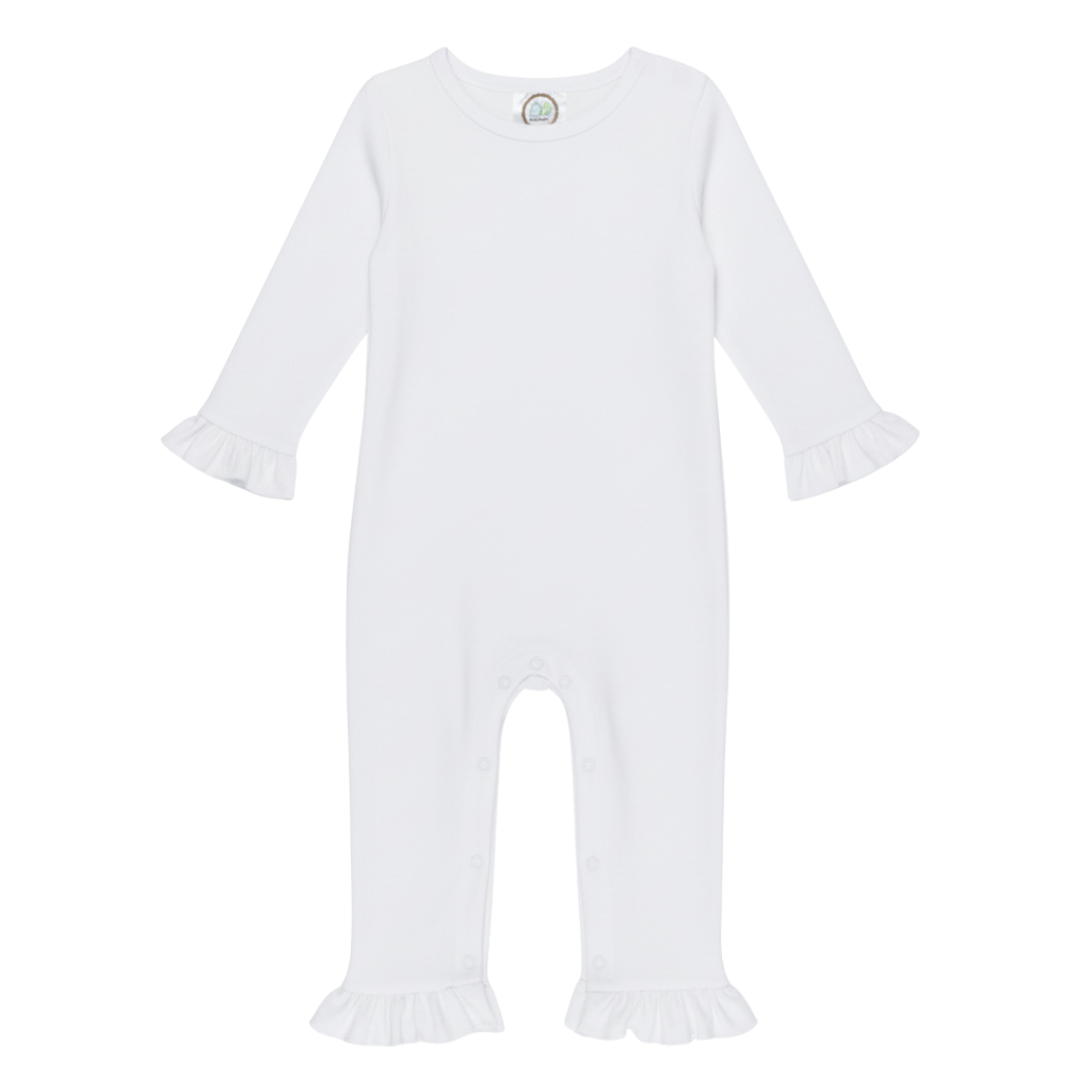 Girl's Long Sleeved Ruffle Romper