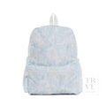 TRVL Backpack - Bunny Toile Blue