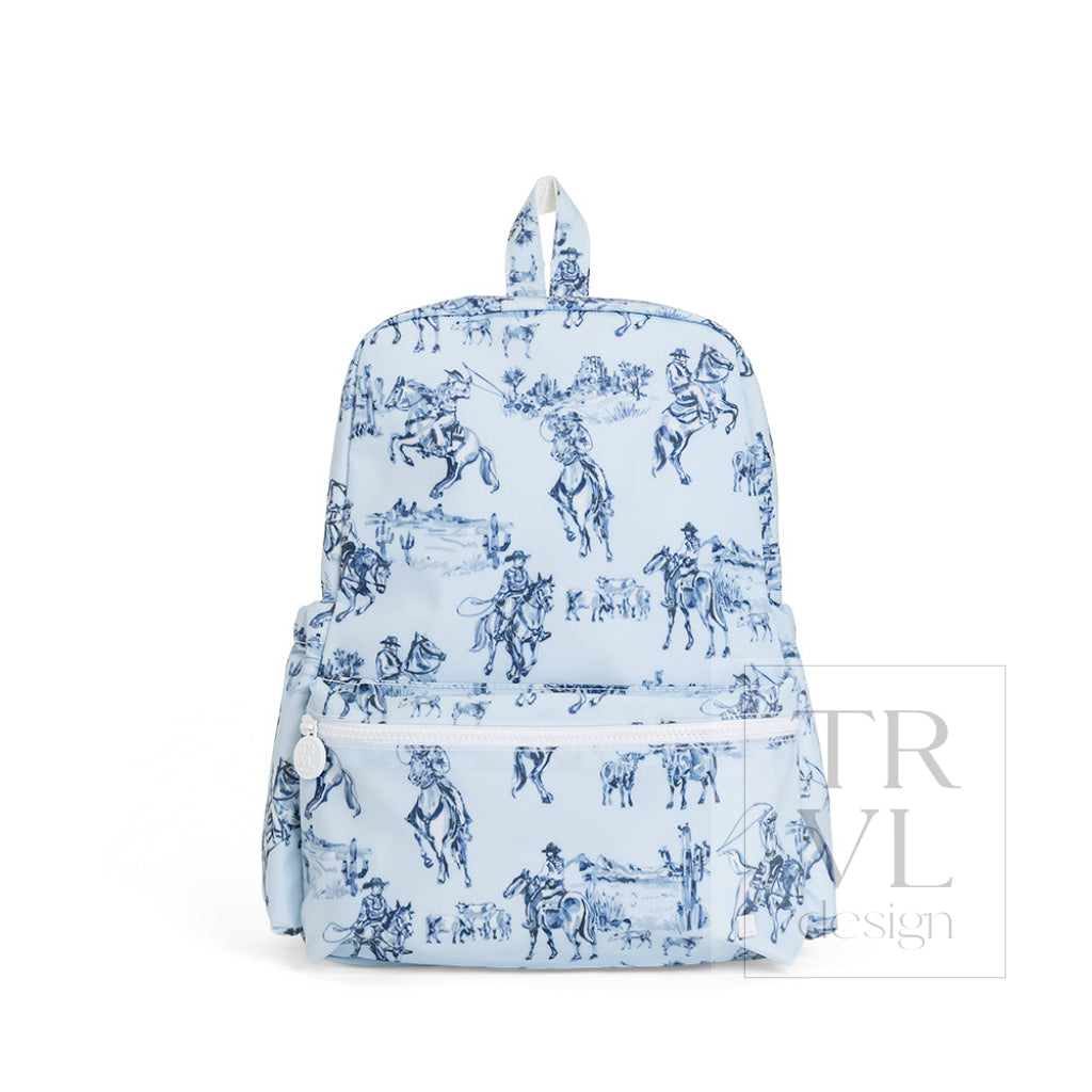 TRVL Backpack - Cowboy Toile