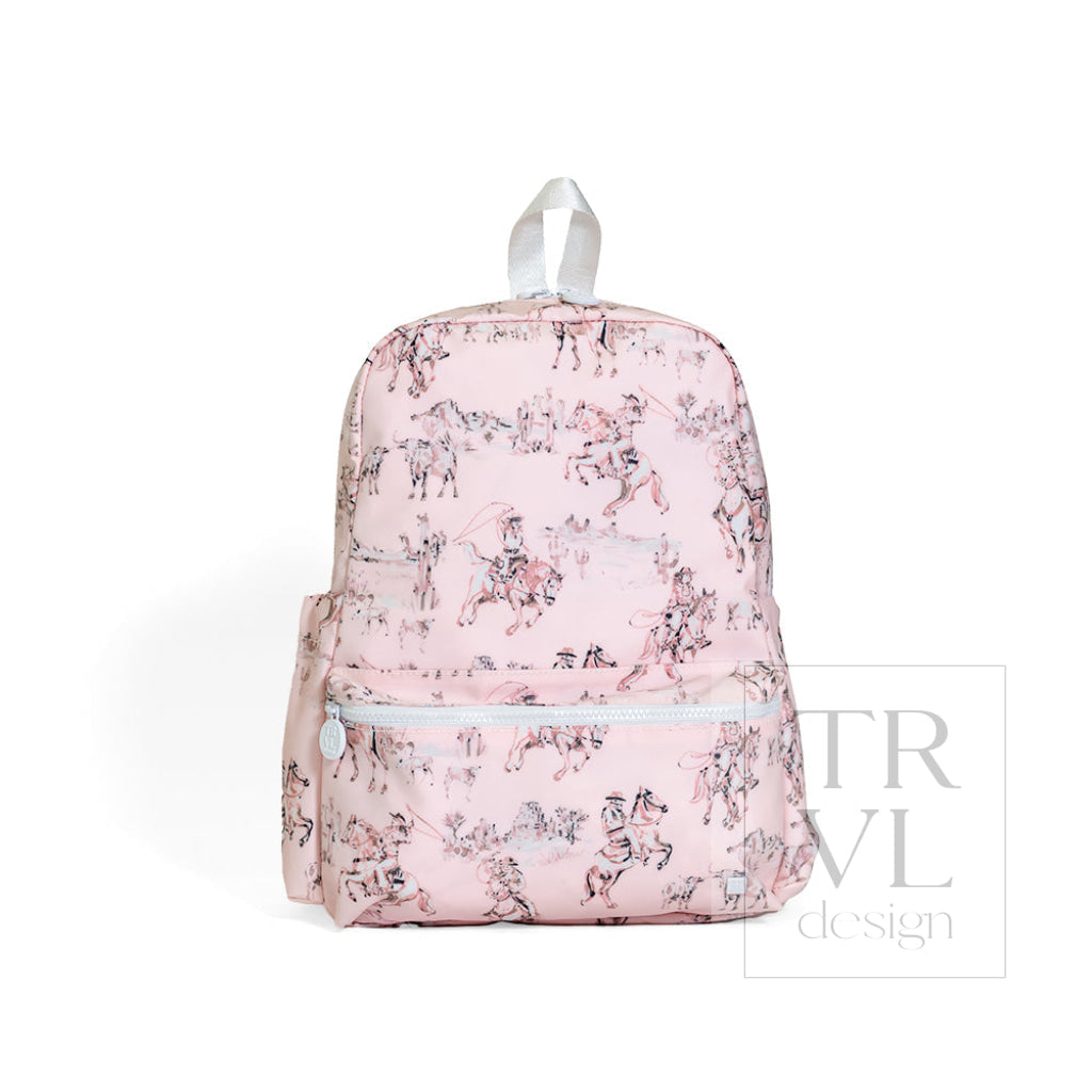 TRVL Backpack - Cowgirl Toile