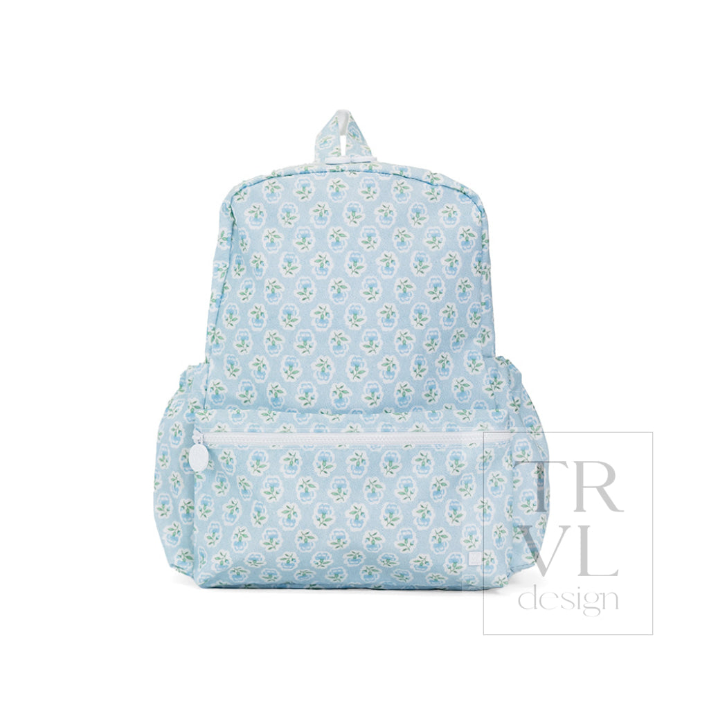 TRVL Backpack - Petite Fleur Blue