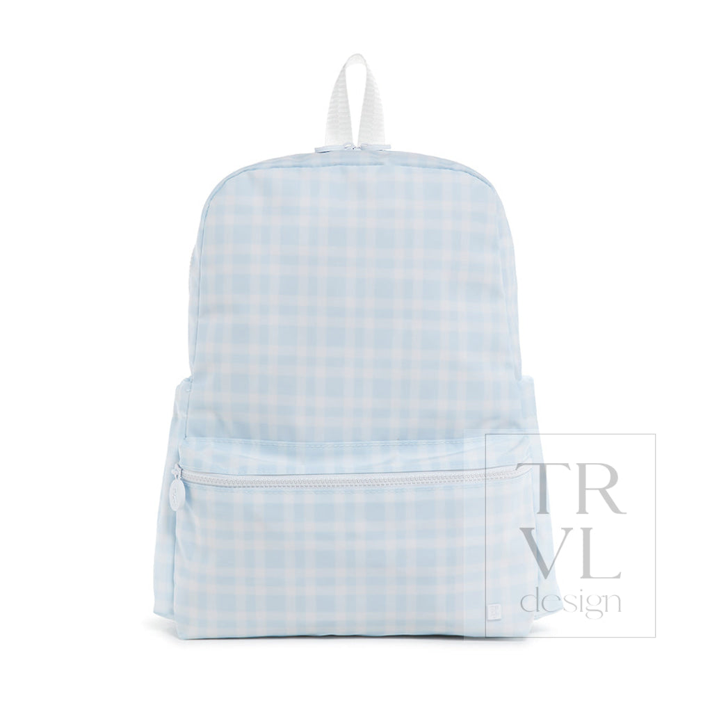 TRVL Backpack - Pimlico Plaid Blue