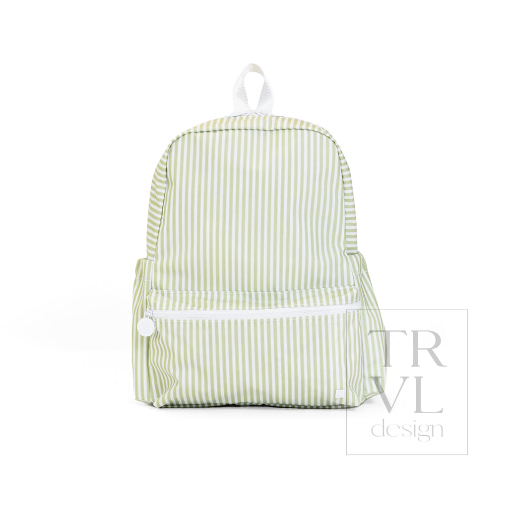 TRVL Backpack - Pimlico Stripe Sage