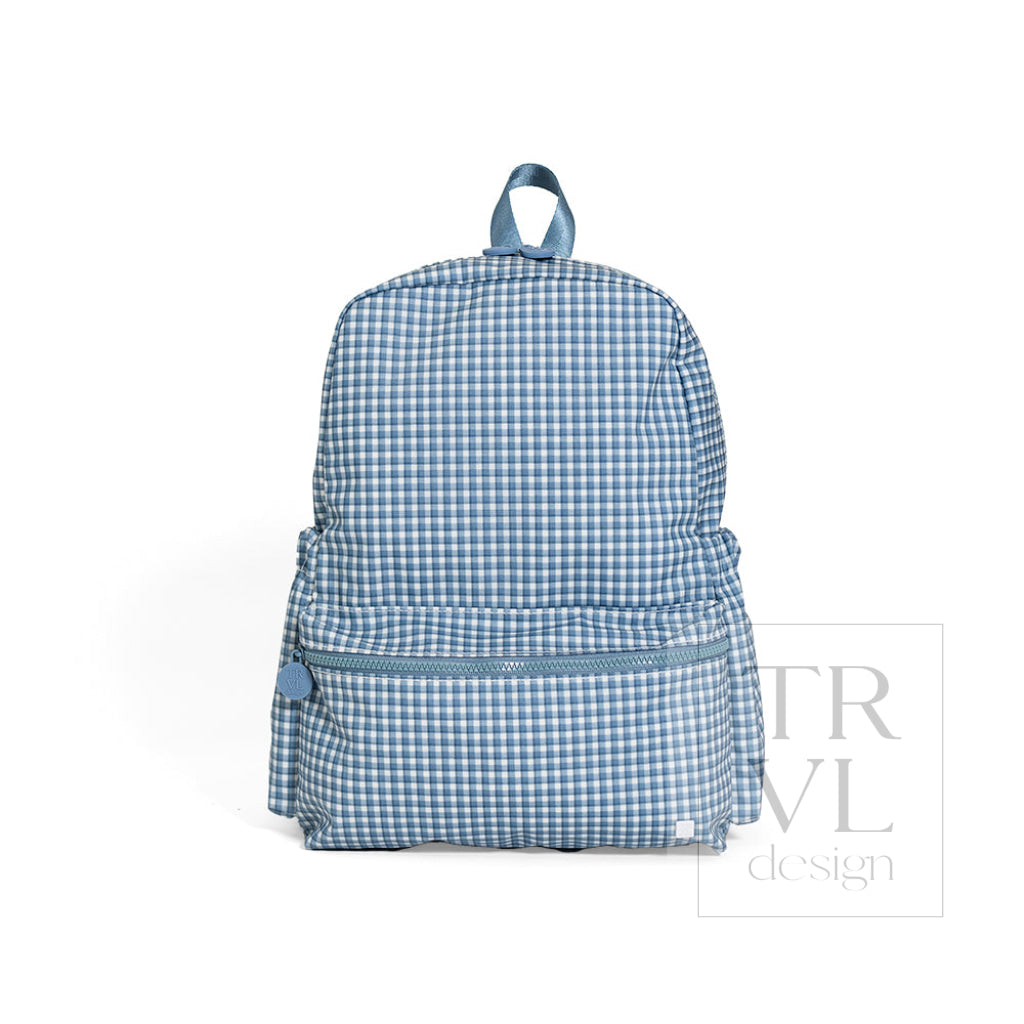 TRVL Backpack - Rodeo Check Indigo
