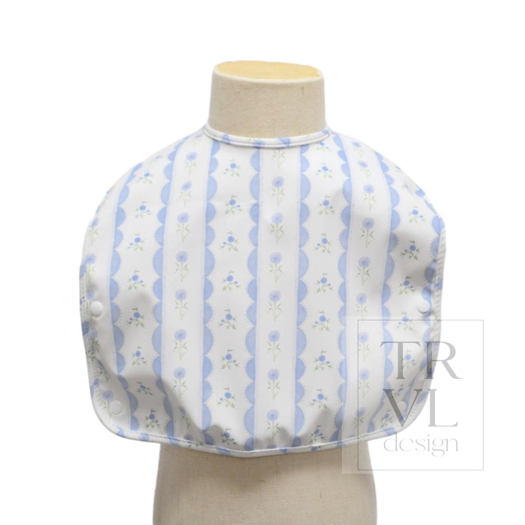 TRVL Best Bib - Ribbon Floral Blue