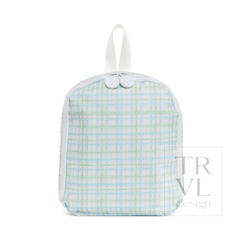 TRVL Bring It Lunch Bag - Classic Plaid Green