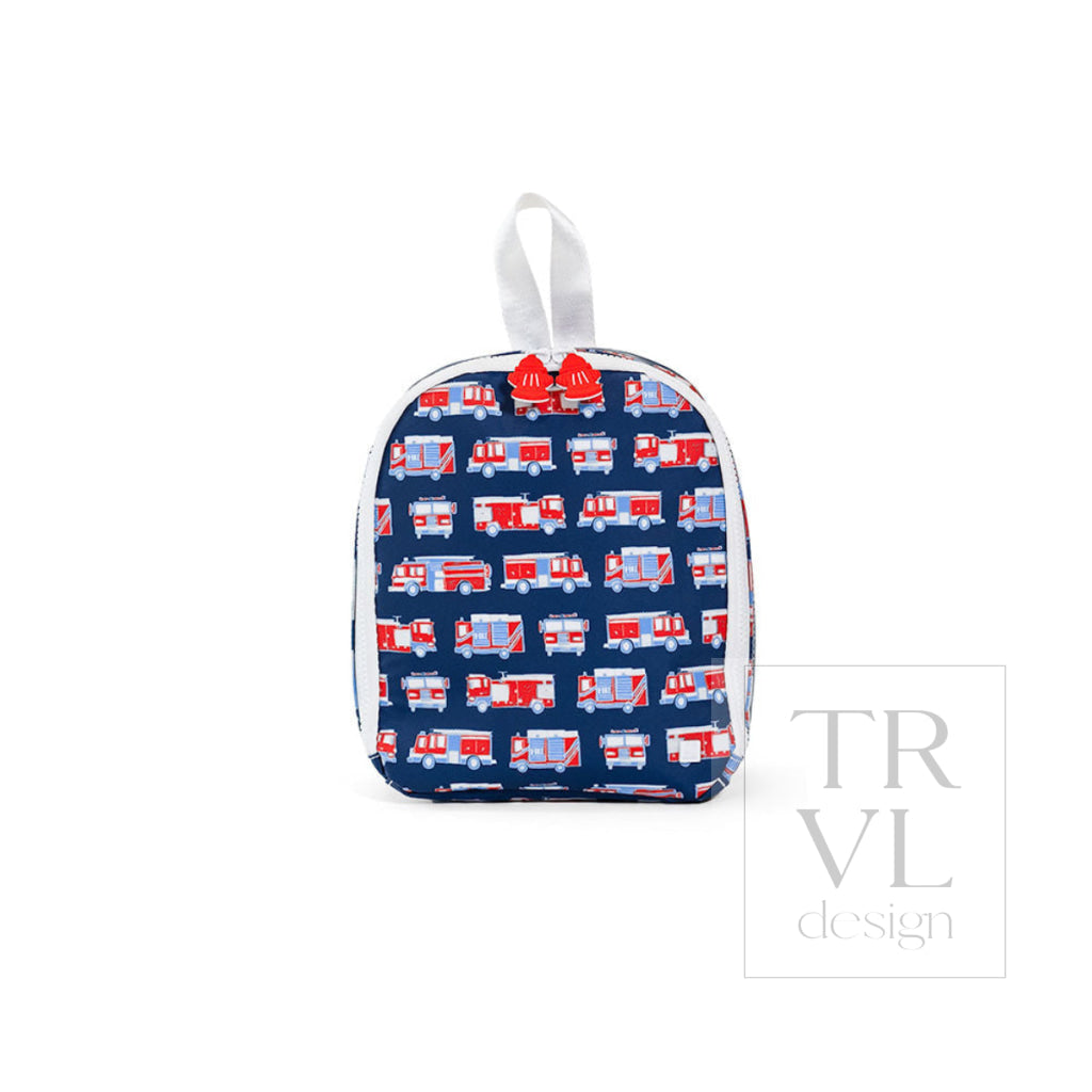 TRVL Bring It Lunch Bag - Fire Engines
