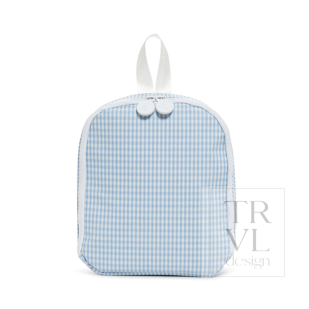 TRVL Bring It Lunch Bag - Gingham Mist