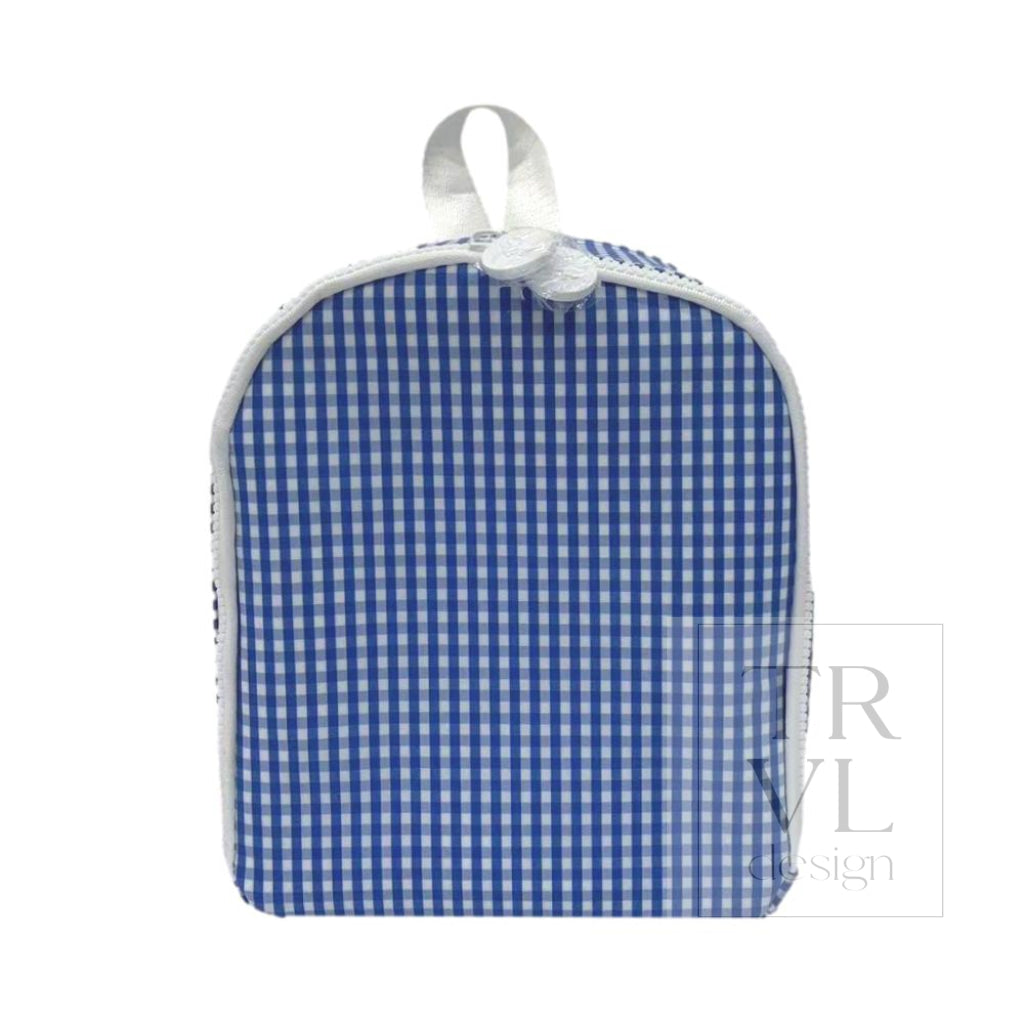 TRVL Bring It Lunch Bag - Gingham Royal