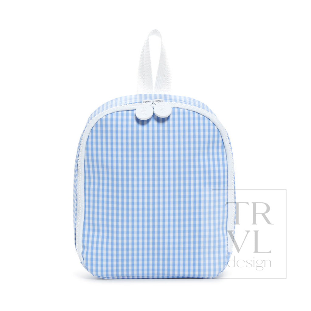 TRVL Bring It Lunch Bag - Gingham Sky