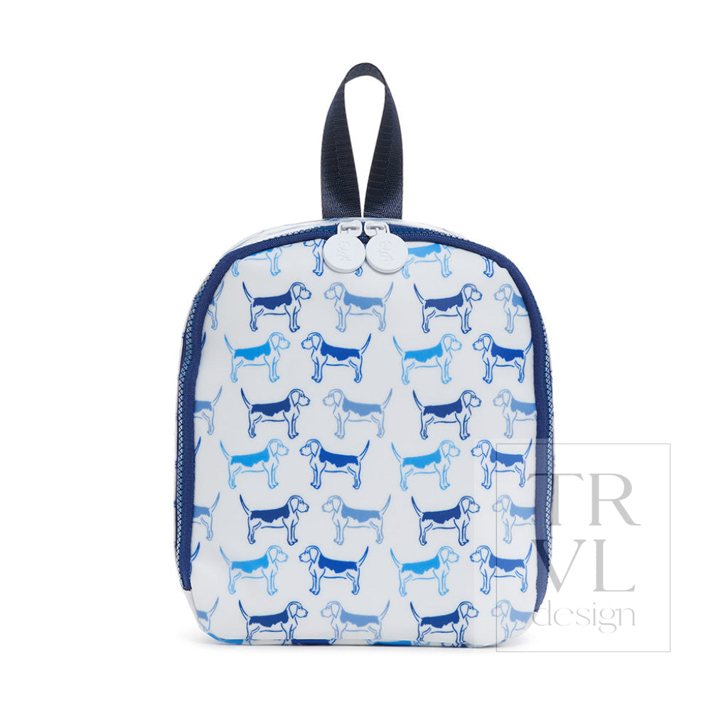 TRVL Bring It Lunch Bag - Puppy Love Blue
