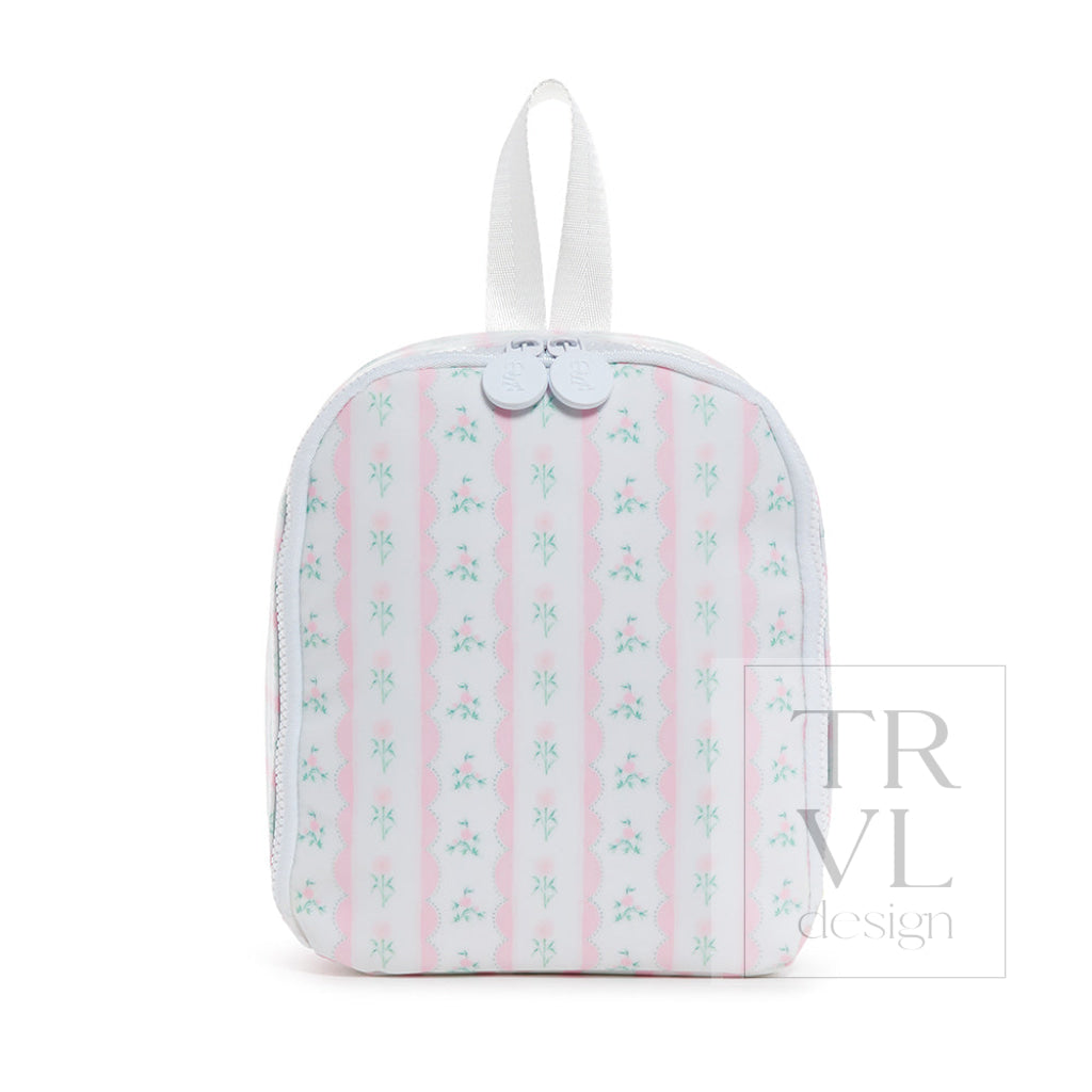 TRVL Bring It Lunch Bag - Ribbon Floral Pink