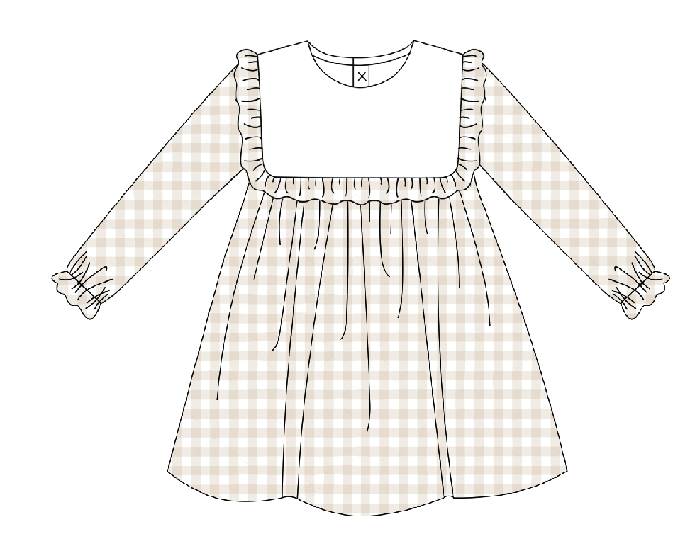 Gingham Dress - 2T / Pink