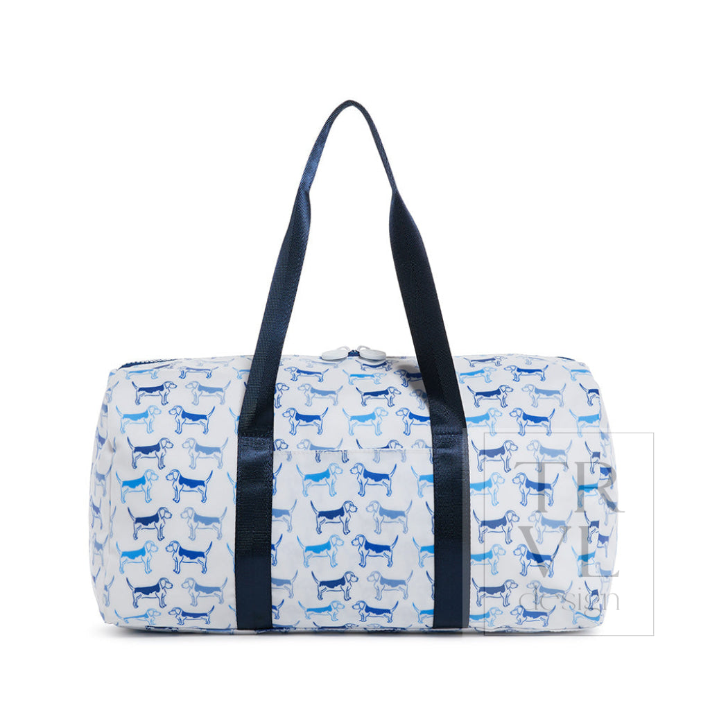 TRVL Weekender Duffel - Puppy Love Blue Weekender Bag