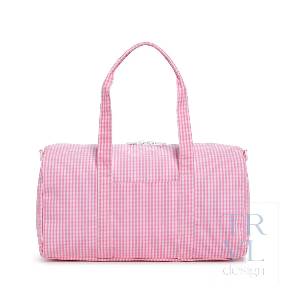 Weekender Duffel - Gingham Pink