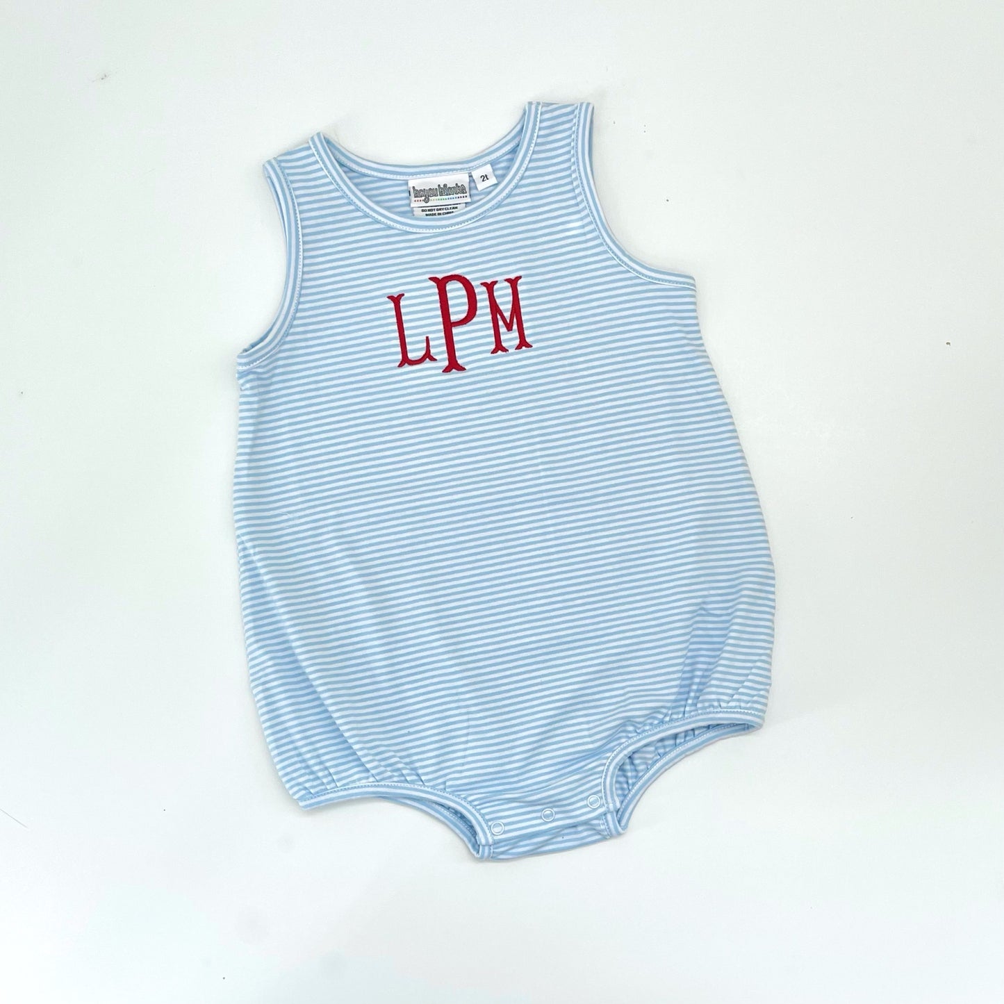 Knit stripe unisex baby bubble