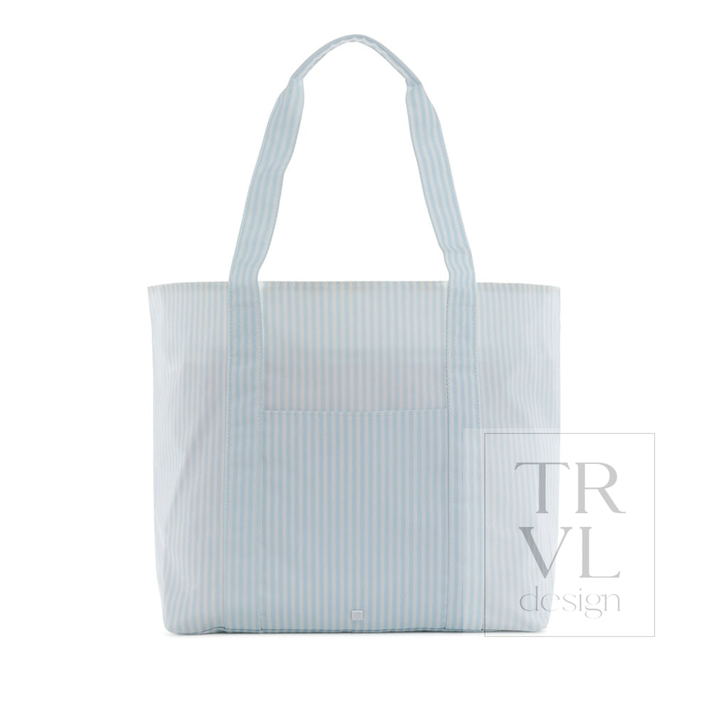 TRVL Jumbo Tote - Pimlico Stripe Blue