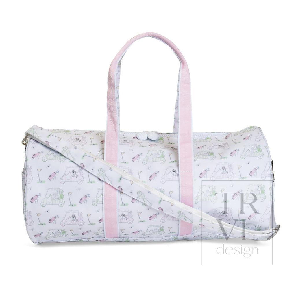 TRVL Large Roll Duffel - Putt Putt Pink