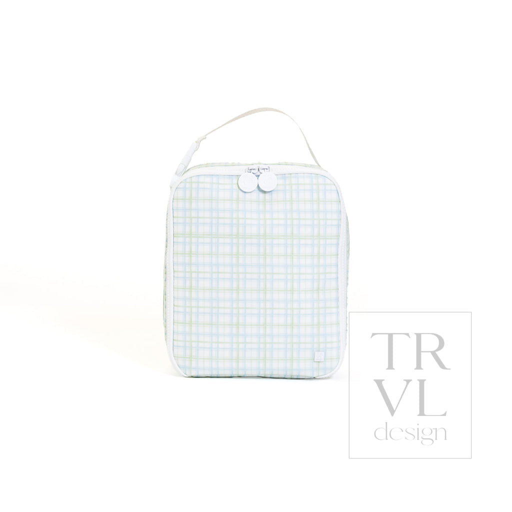 TRVL Lunch Box - Classic Plaid Green