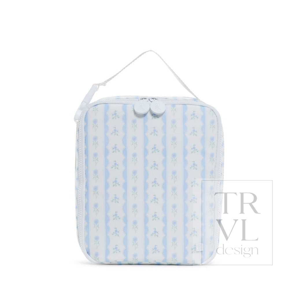 TRVL Lunch Box - Ribbon Floral Blue