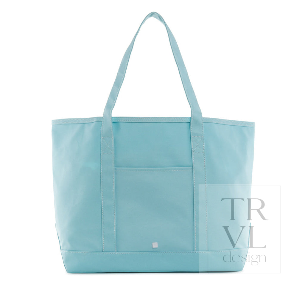 Signal Flag Maxi Tote - Lake Blue