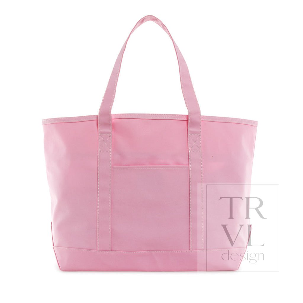 TRVL Coated Canvas Maxi Tote - Peony