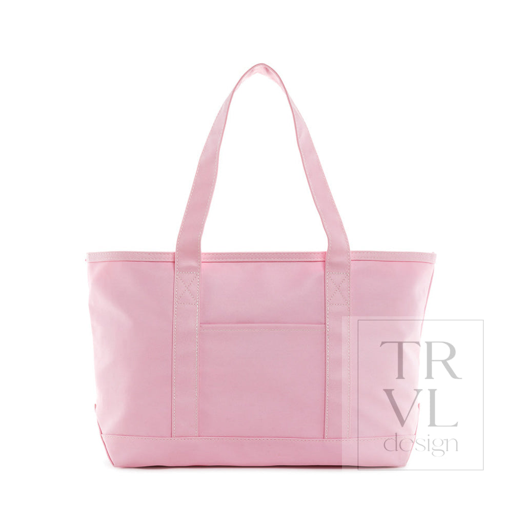 TRVL Coated Canvas Medium Tote - Peony