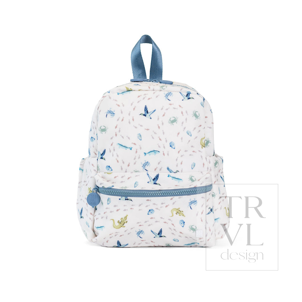 TRVL Mini Backpack - Coastal Tides