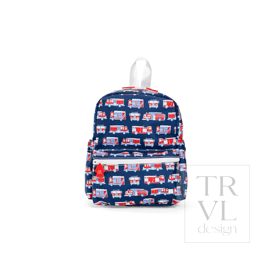 TRVL Mini Backpack - Fire Engines
