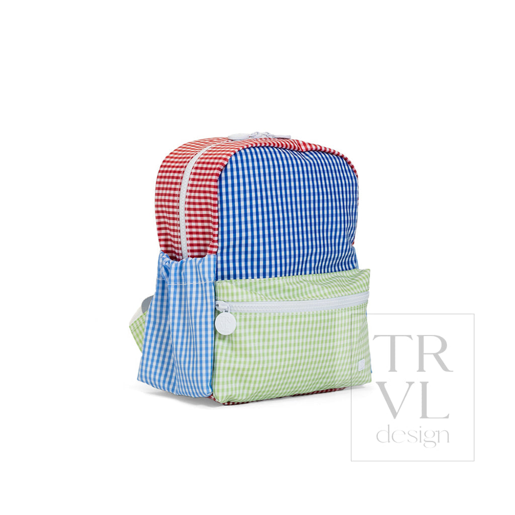 TRVL Mini Backpack - Patch Blue
