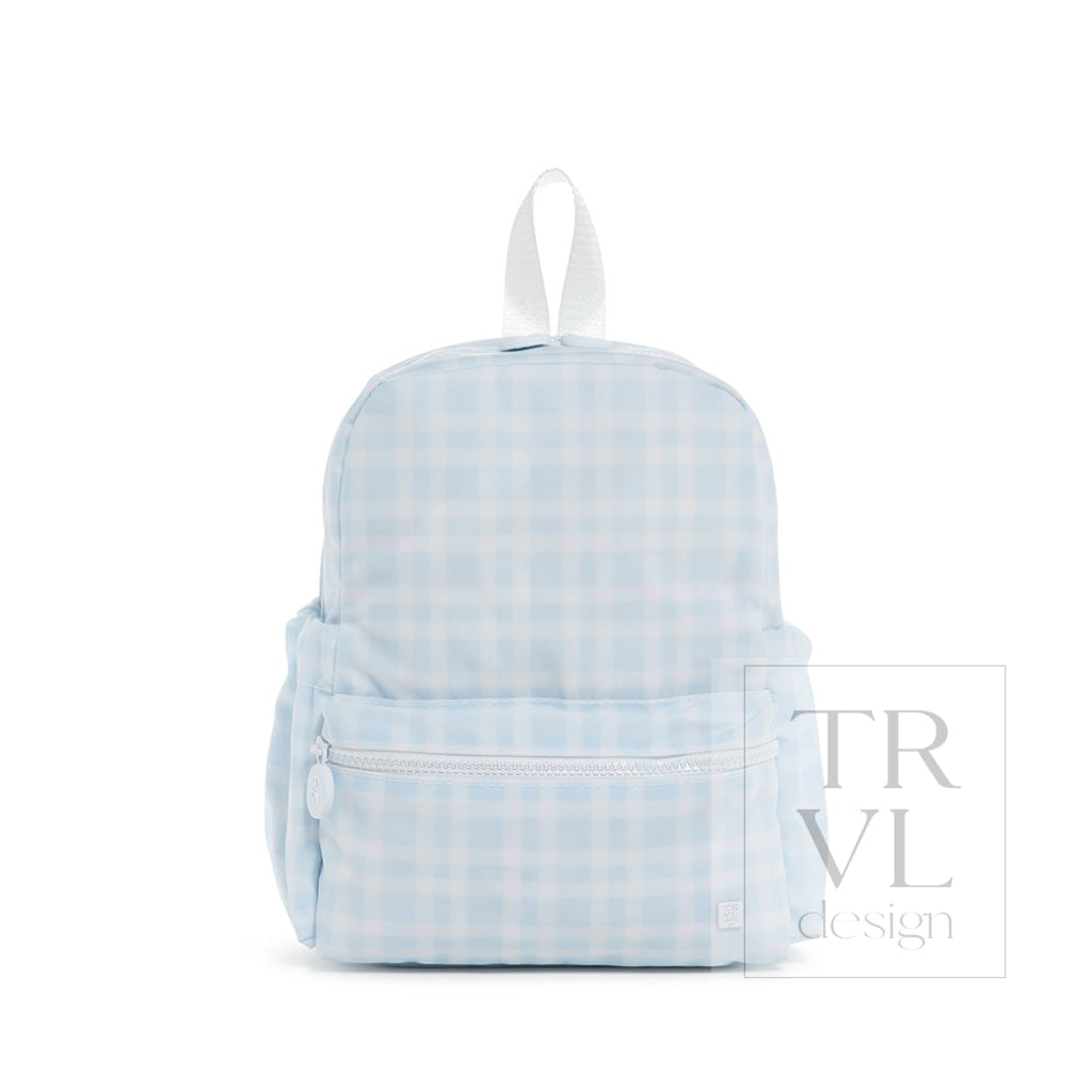 TRVL Mini Backpack - Pimlico Plaid Blue