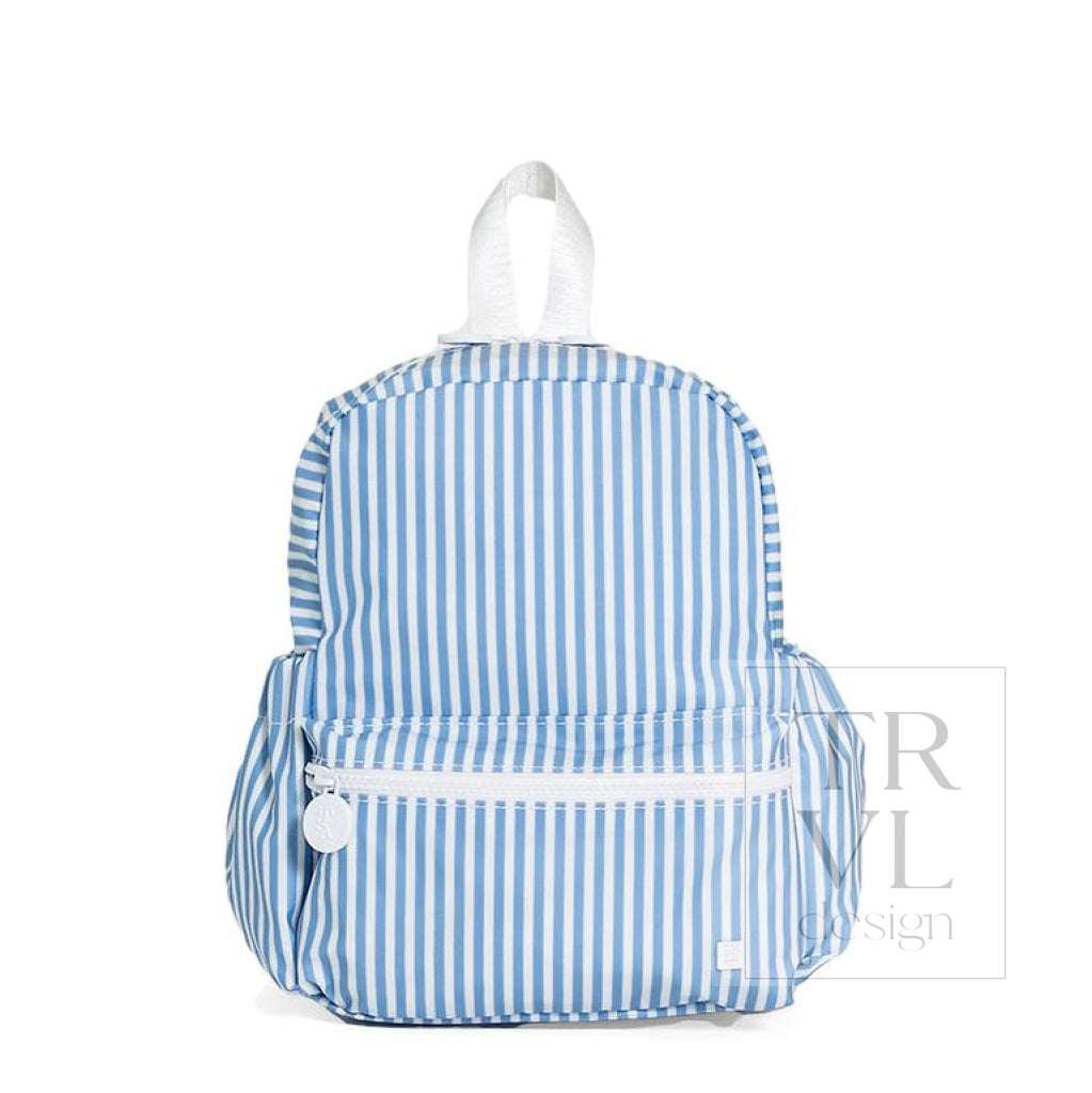 TRVL Mini Backpack - Pimlico Stripe Chambray
