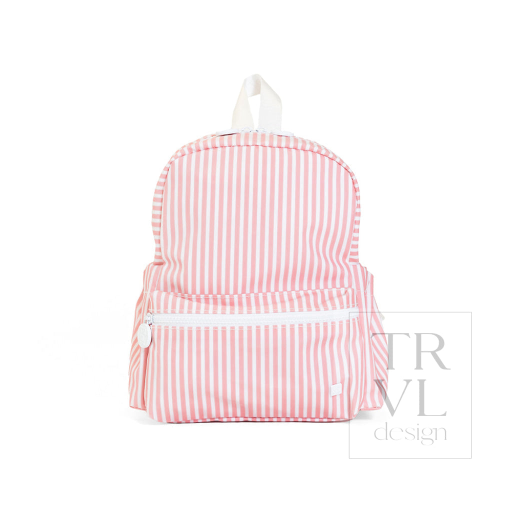 TRVL Mini Backpack - Pimlico Stripe Dusty Rose