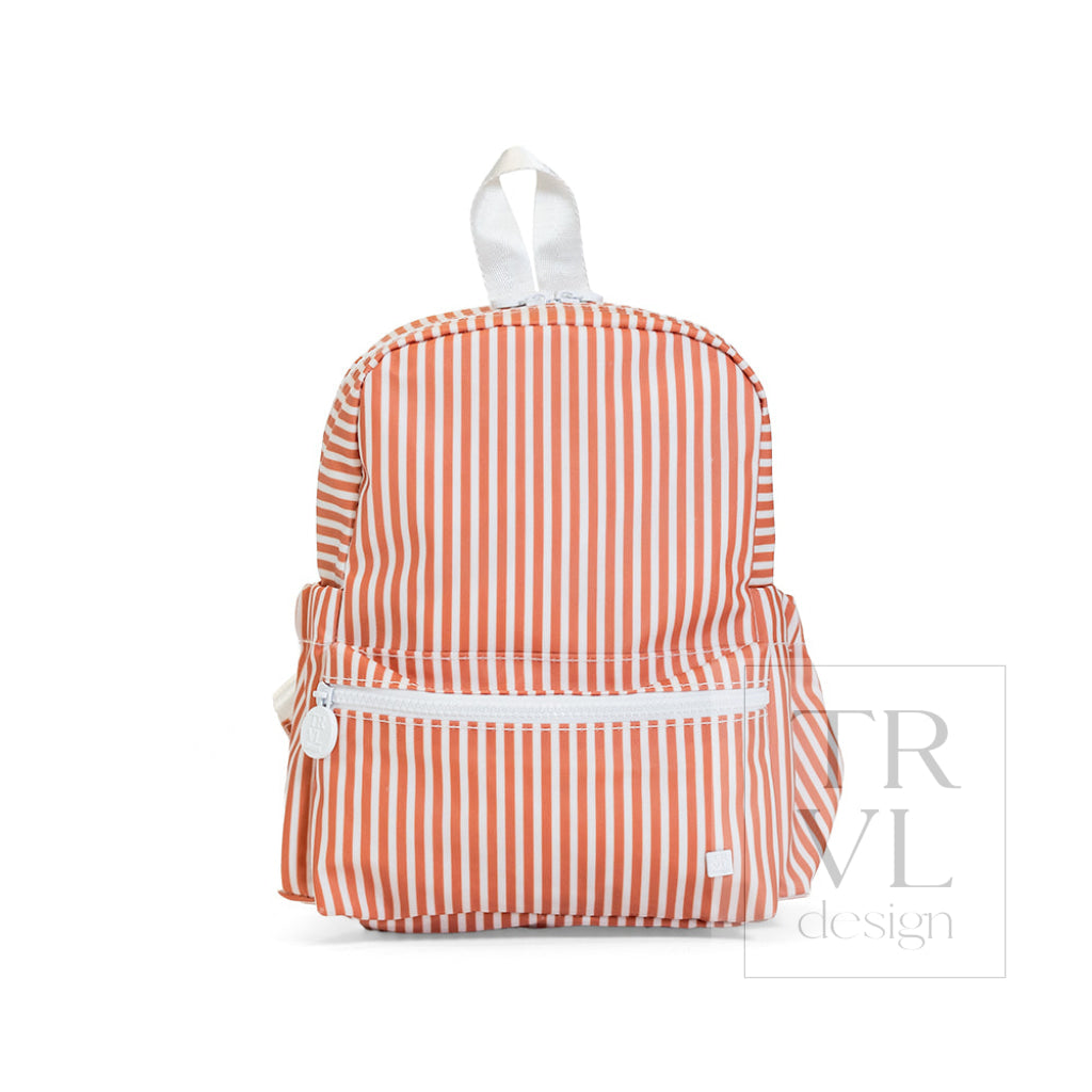 TRVL Mini Backpack - Pimlico Stripe Rust