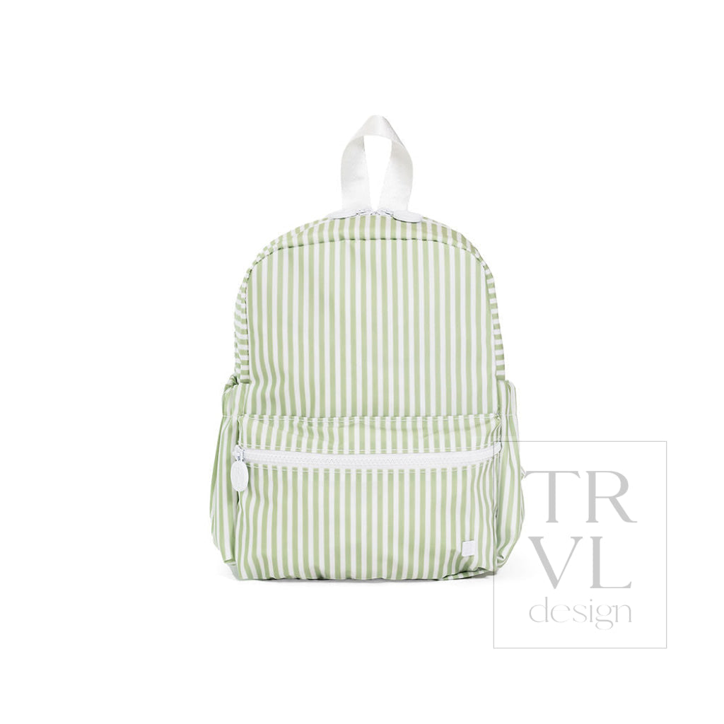 TRVL Mini Backpack - Pimlico Stripe Sage