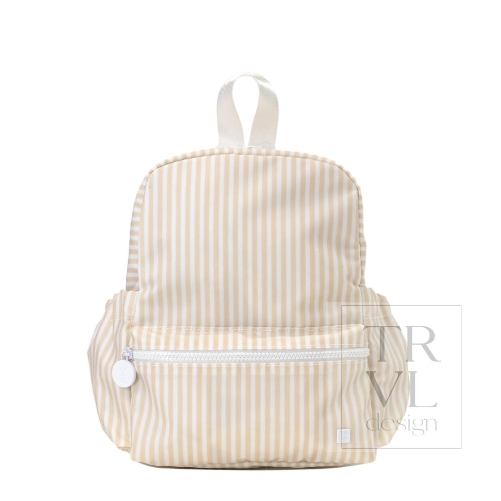 TRVL Mini Backpack - Pimlico Stripe Sand