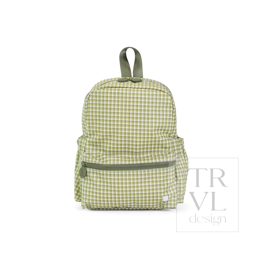 TRVL Mini Backpack - Rodeo Check Cactus