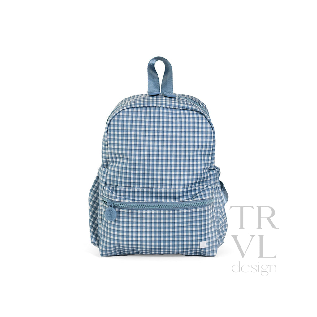 TRVL Mini Backpack - Rodeo Check Indigo