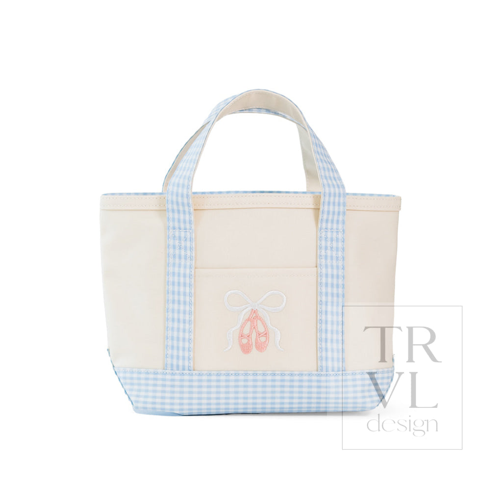 TRVL Coated Canvas Mini Tote - Ballet Mist