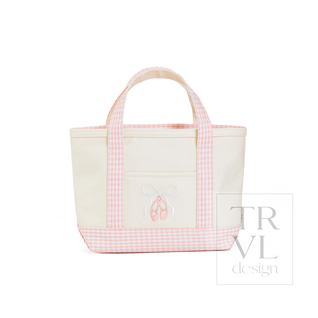 TRVL Coated Canvas Mini Tote - Ballet Pink