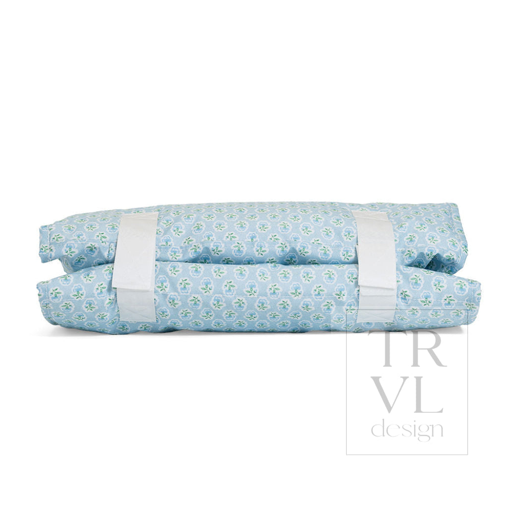 TRVL Nap Mat - Petite Fleur Blue