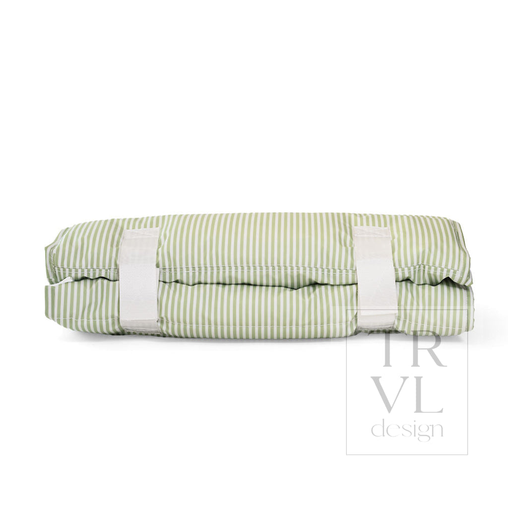 TRVL Nap Mat - Pimlico Stripe Sage
