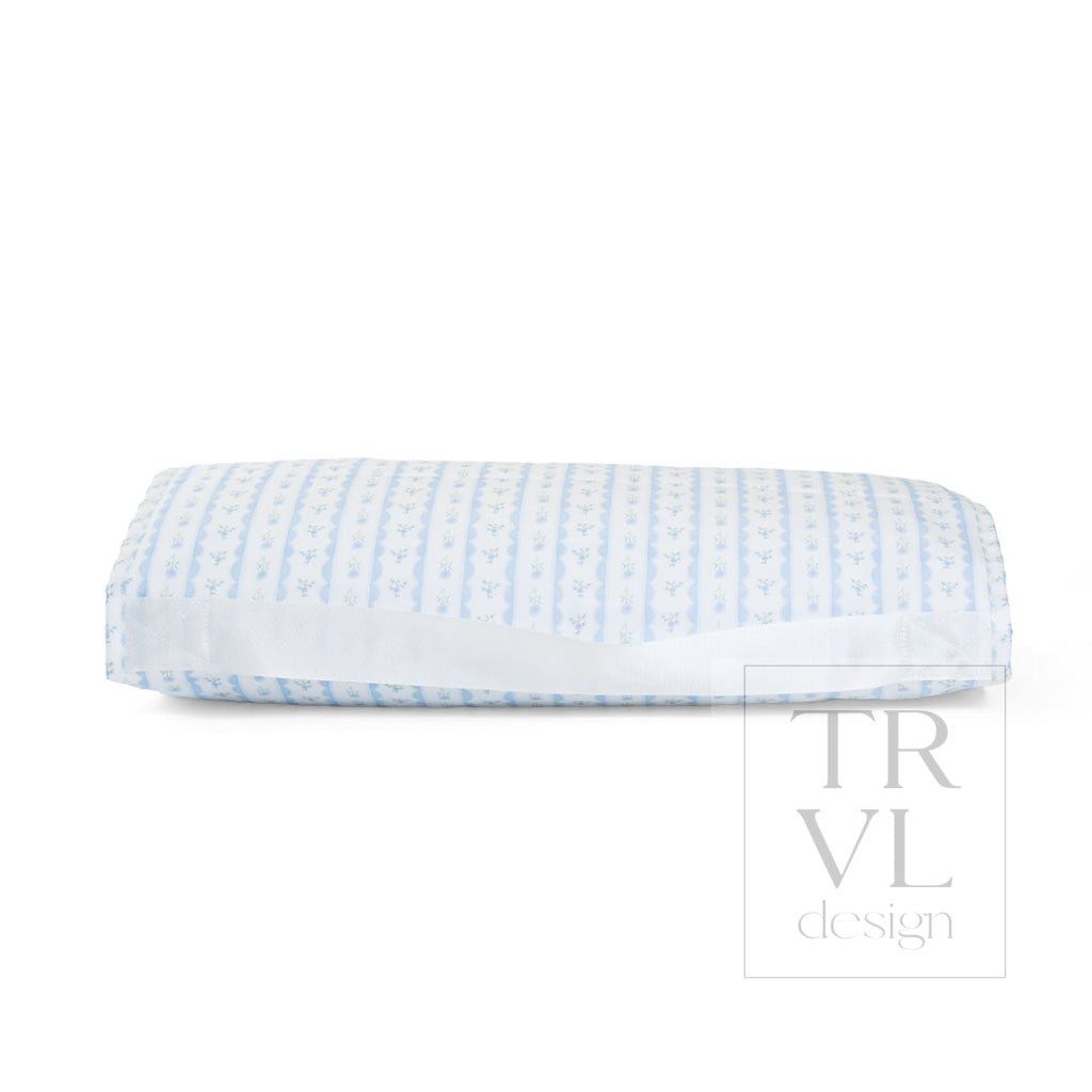 TRVL Nap Mat - Ribbon Floral Blue