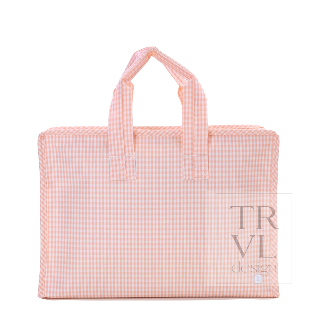 TRVL Overnite Tote - Gingham Taffy