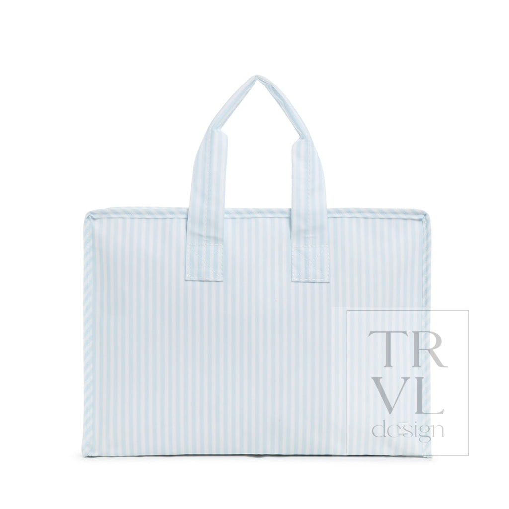 TRVL Overnite Tote - Pimlico Stripe Blue