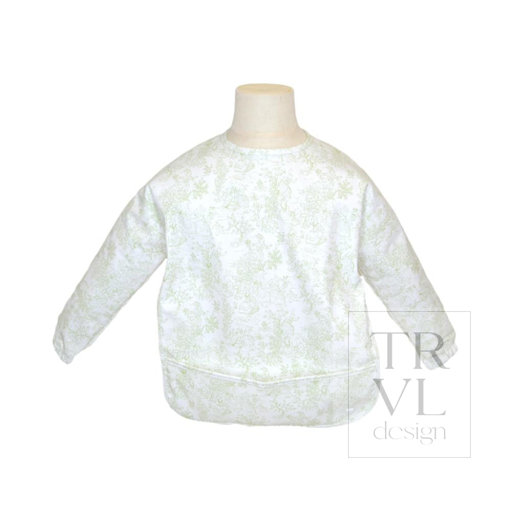 TRVL Perfect Smock Large - Bunny Toile Green