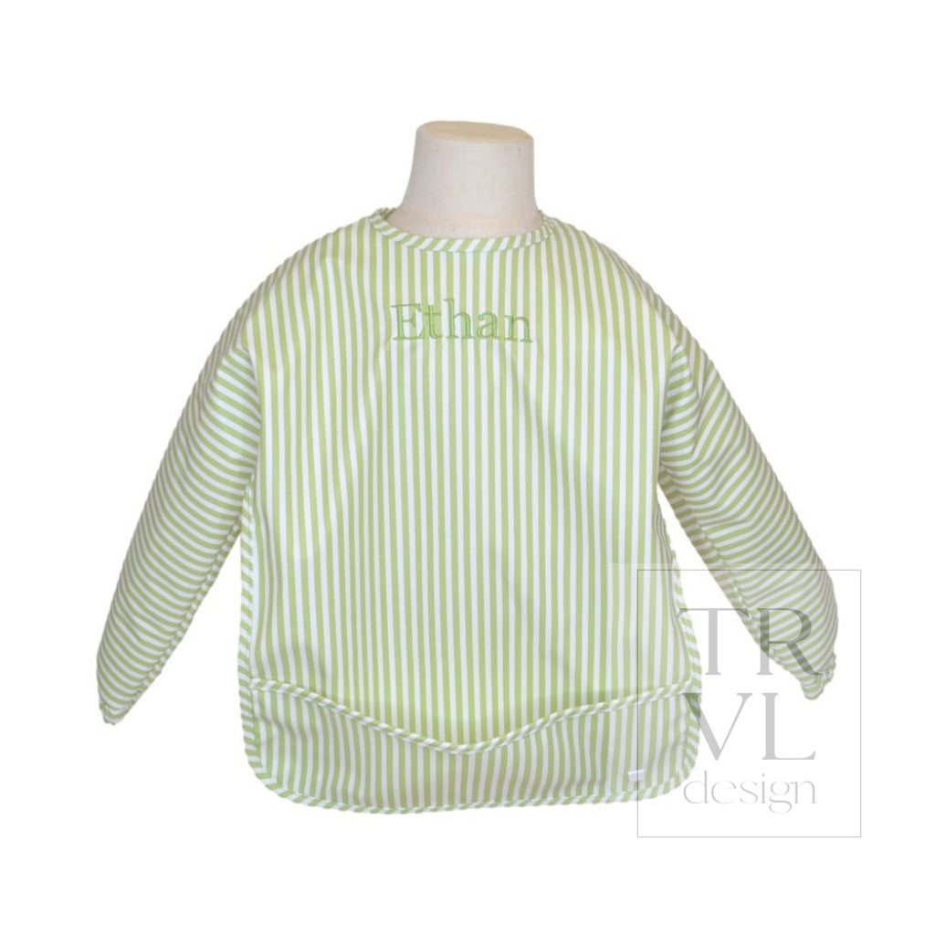 TRVL Perfect Smock Large - Pimlico Stripe Sage