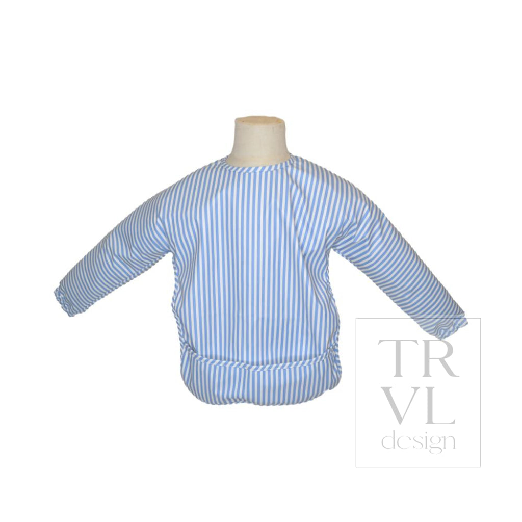 TRVL Perfect Smock Small - Pimlico Stripe Chambray