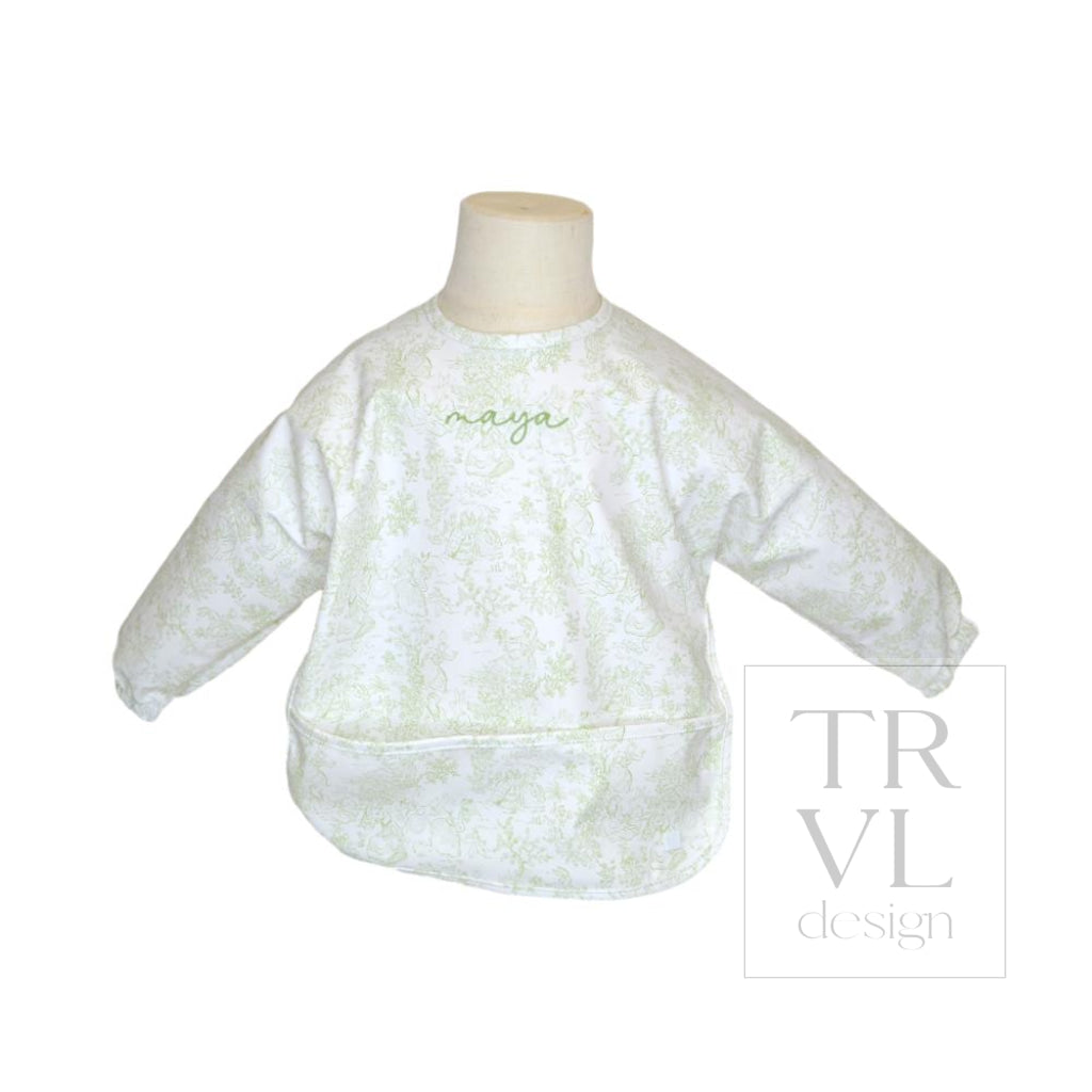 TRVL Perfect Smock Small - Bunny Toile Green