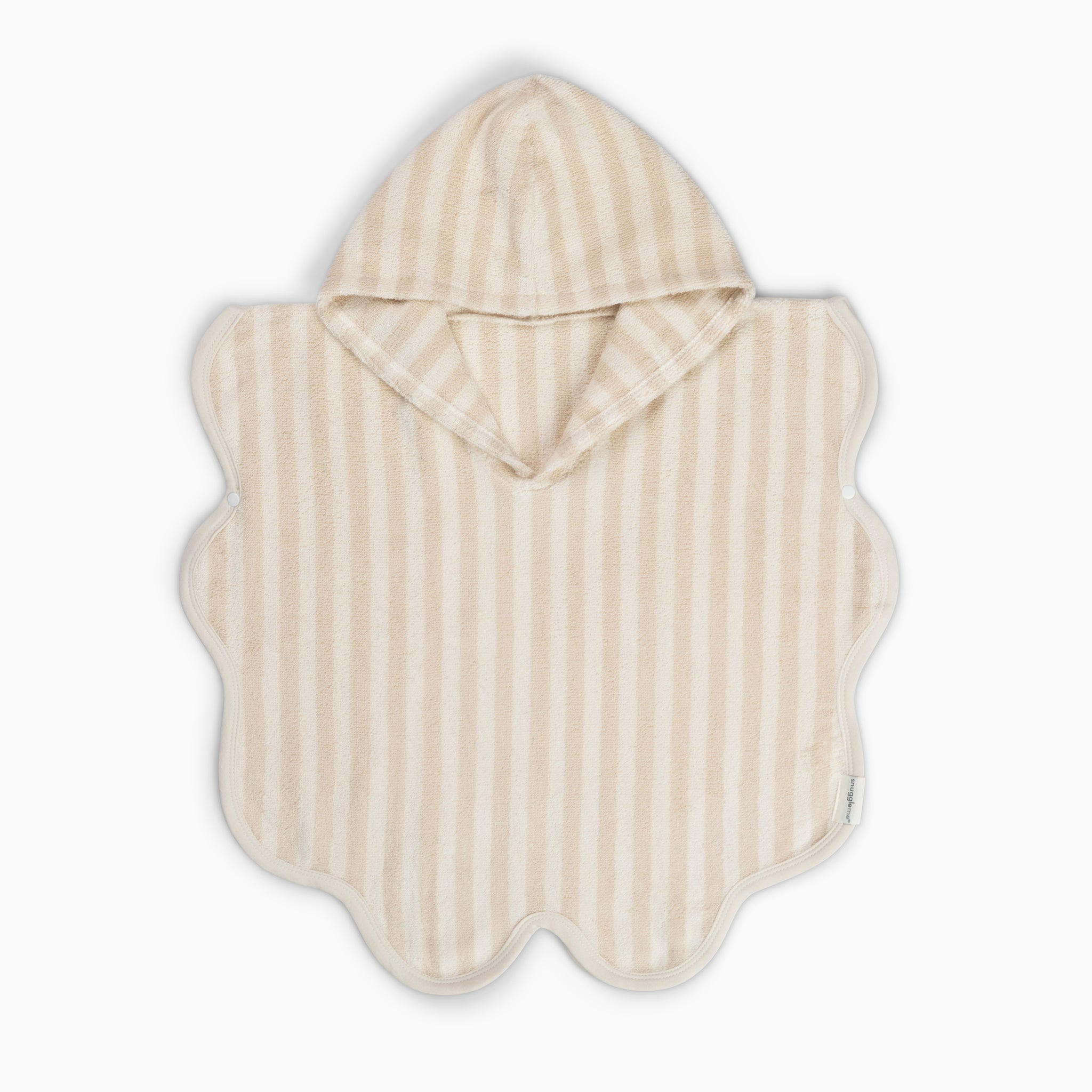 Personalized Snuggle Me Poncho Towel - Natural